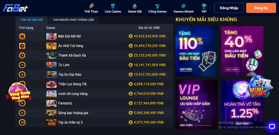 Tham Gia Sự Kiện VIP Độc Quyền 777vin win